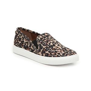 Steven Madden Symba Leopard Print Slip On Sneaker Sz 8.5